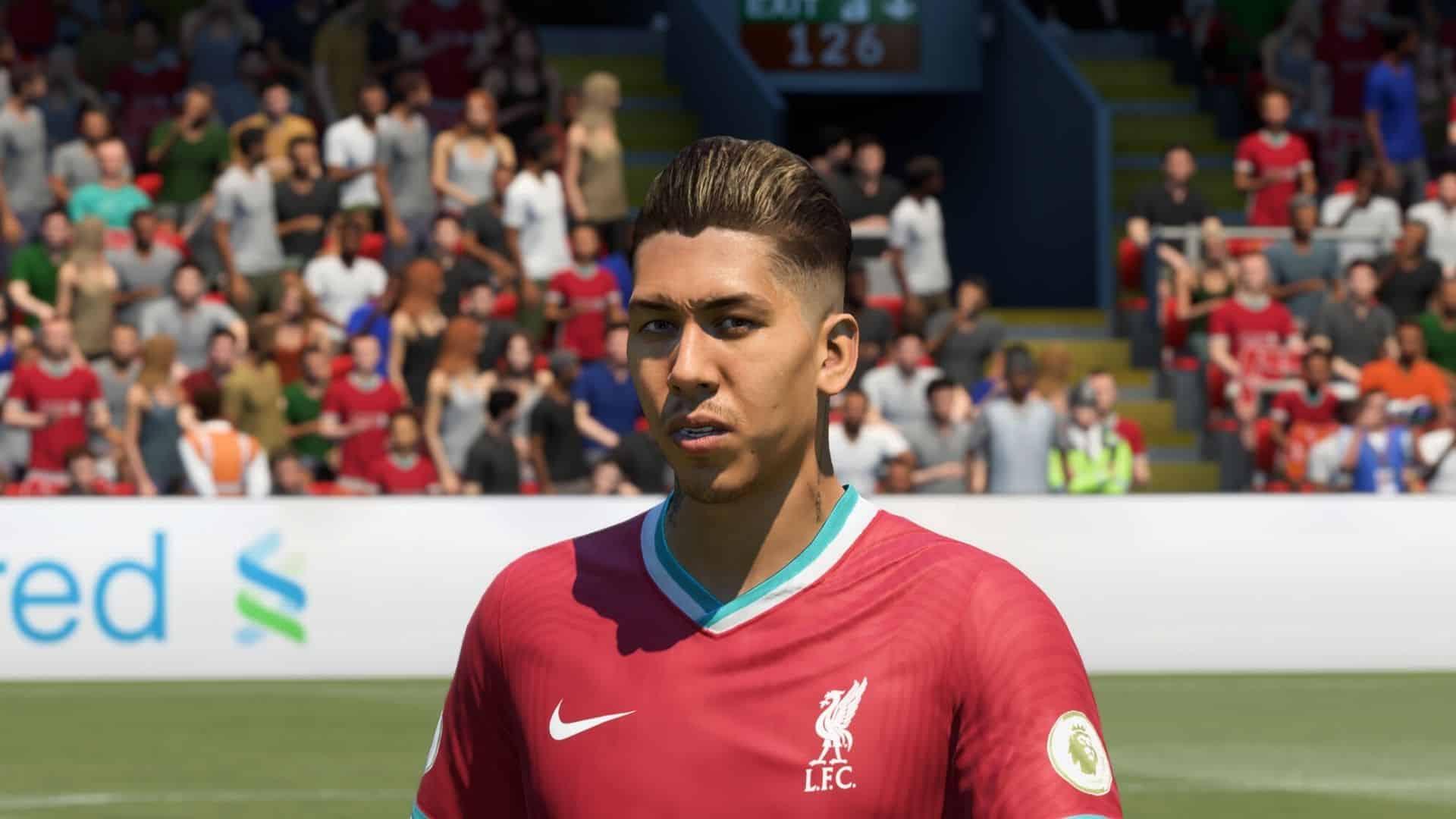 Roberto Firmino FIFA 21 strahead face