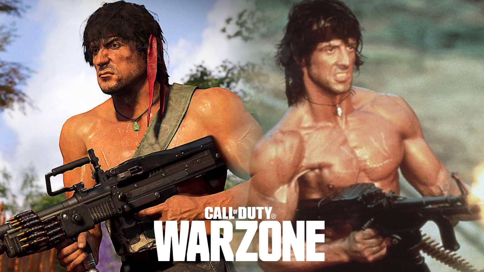 warzone rambo scene recreated