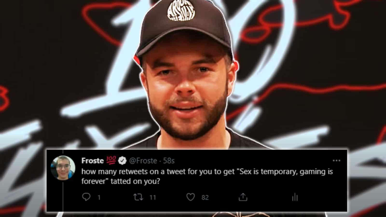 Nadeshot gets tattoo froste