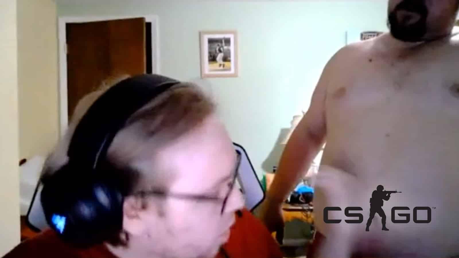 shirtless Dad at CSGO major qualifier