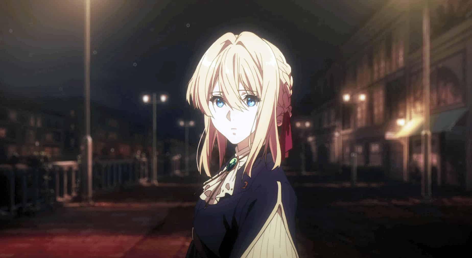 Violet in Violet Evergarden anime on Netflix