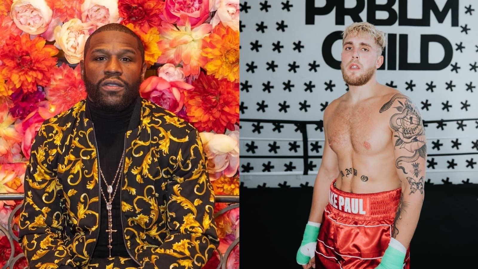 Floyd Mayweather and Jake Paul