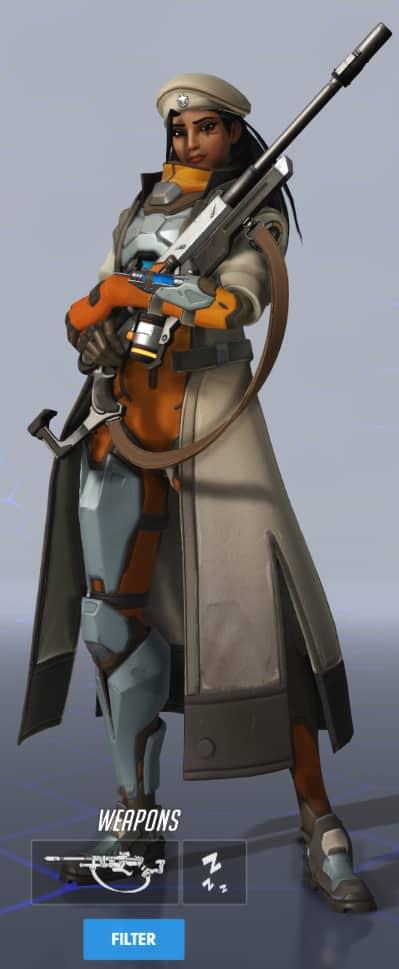 Overwatch Ana horus skin