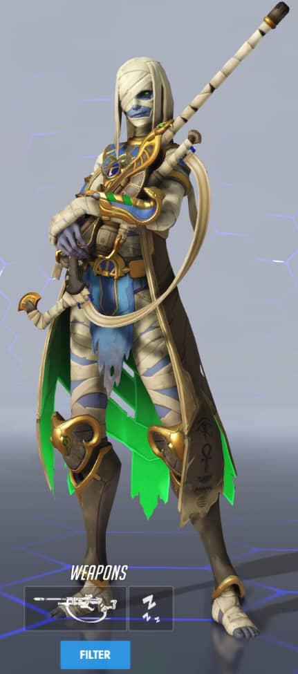 Overwatch ana pharaoh skin