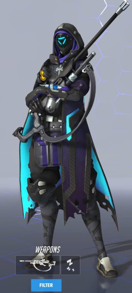 Overwatch ana Shrike skin