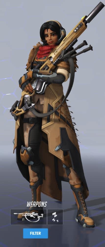 Overwatch Ana sniper skin