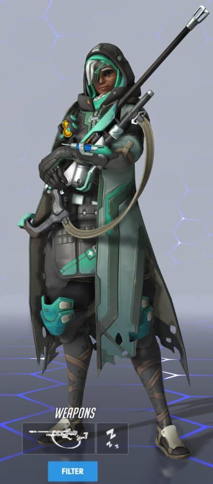 Overwatch Ana Turquoise skin