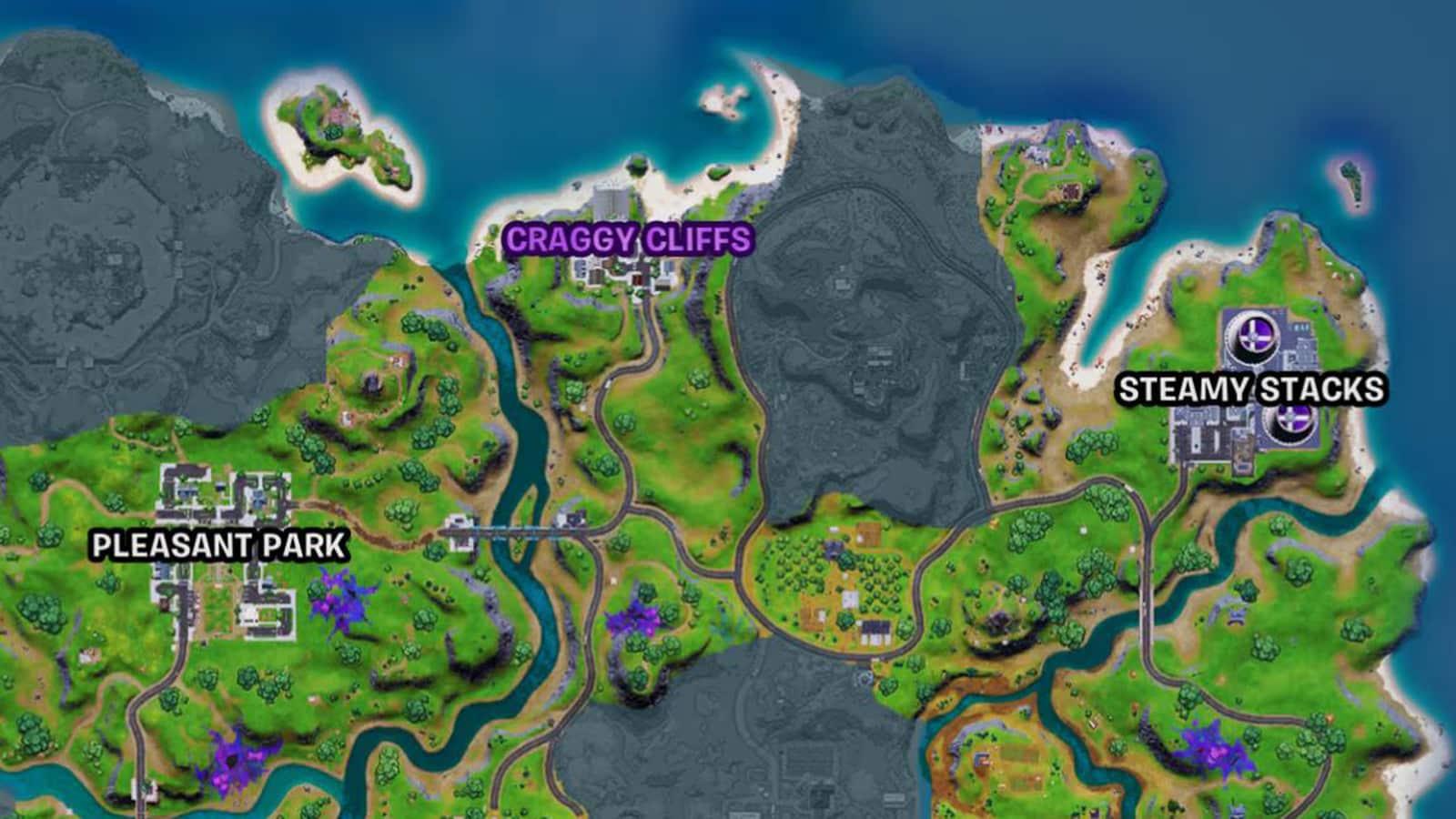 Fortnite UFO locations