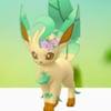 flower crown leafeon pokemon go