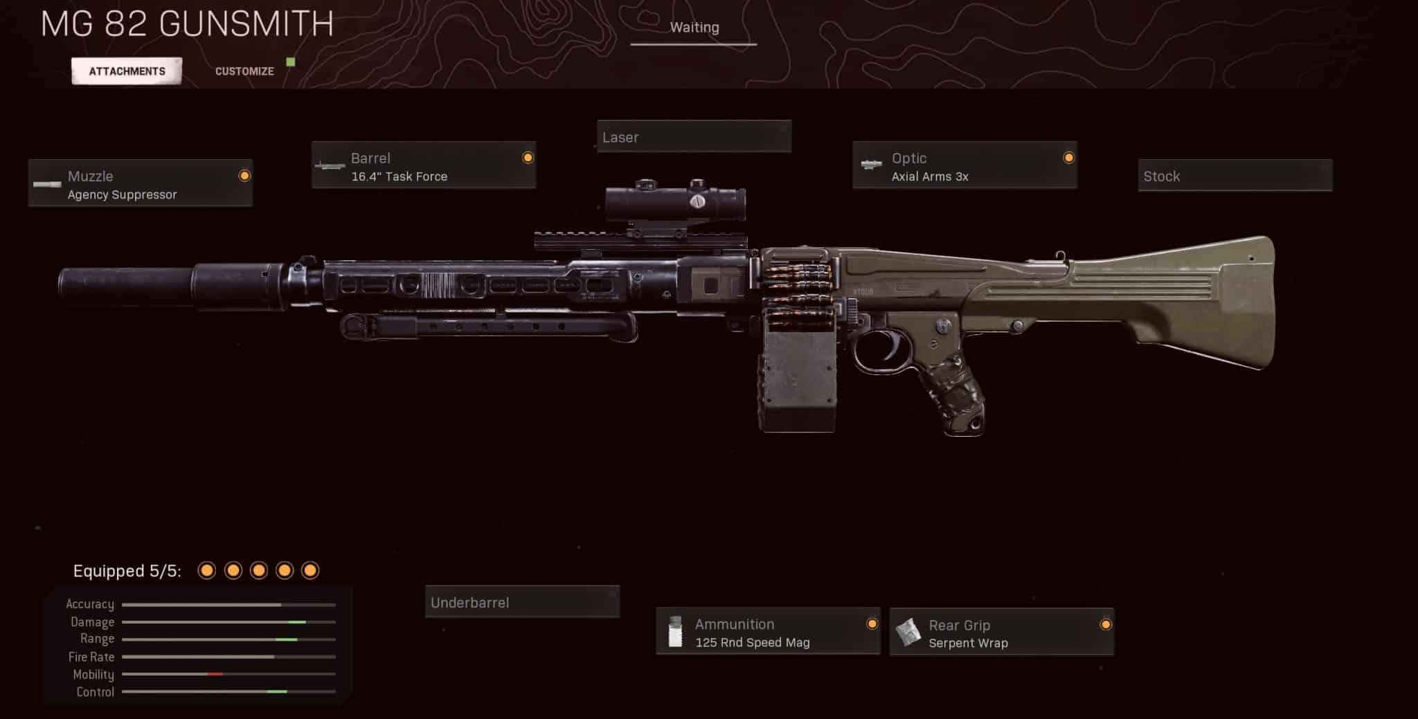 Best MG 82 loadout