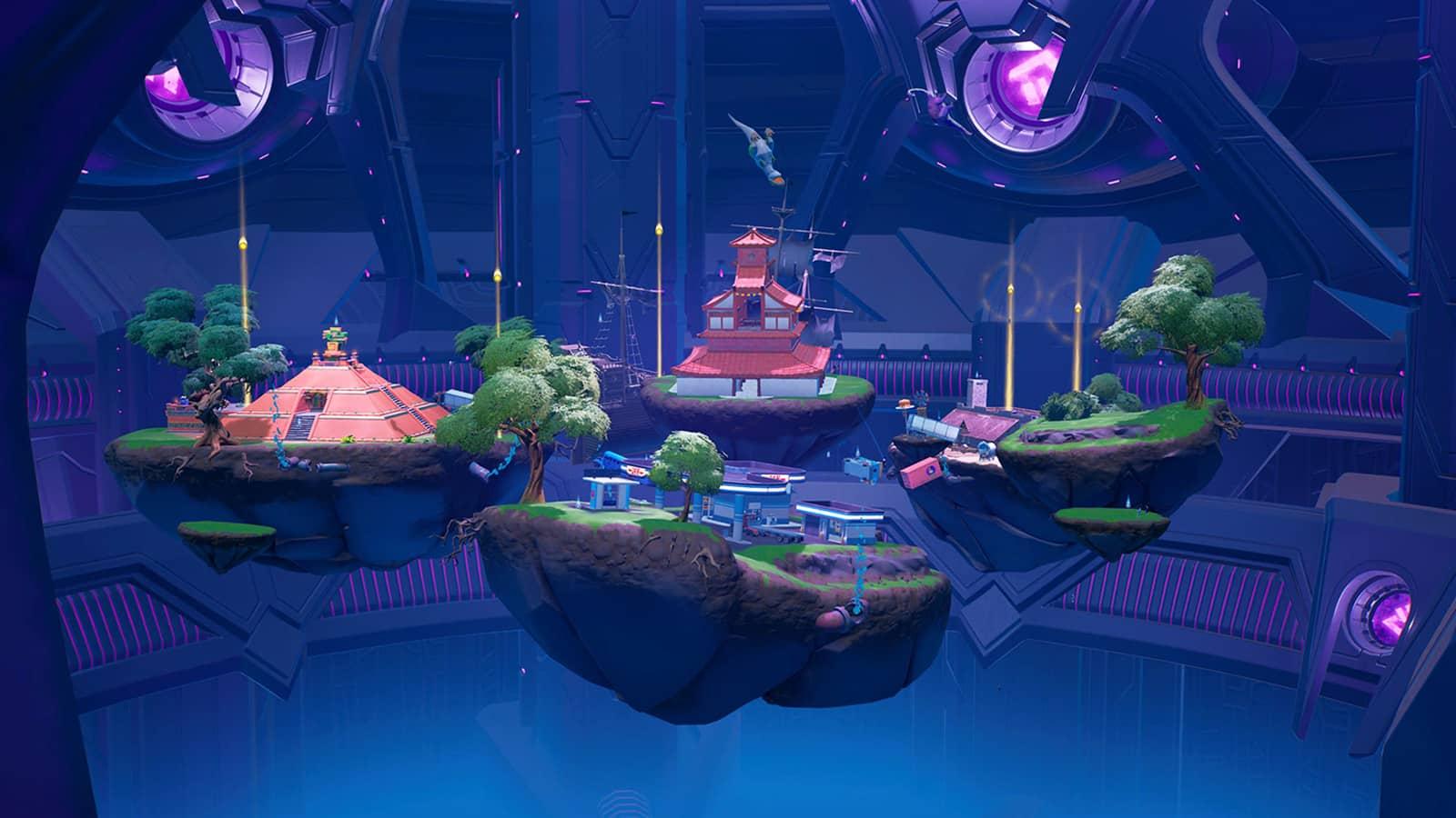 Fortnite Mothership interior