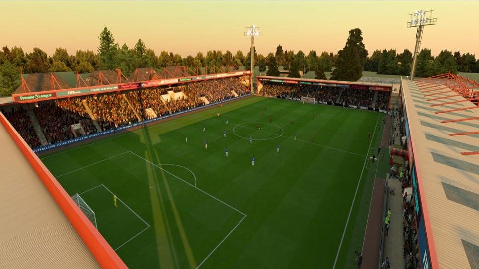 Bournemouth's vitality stadium in fifa 21