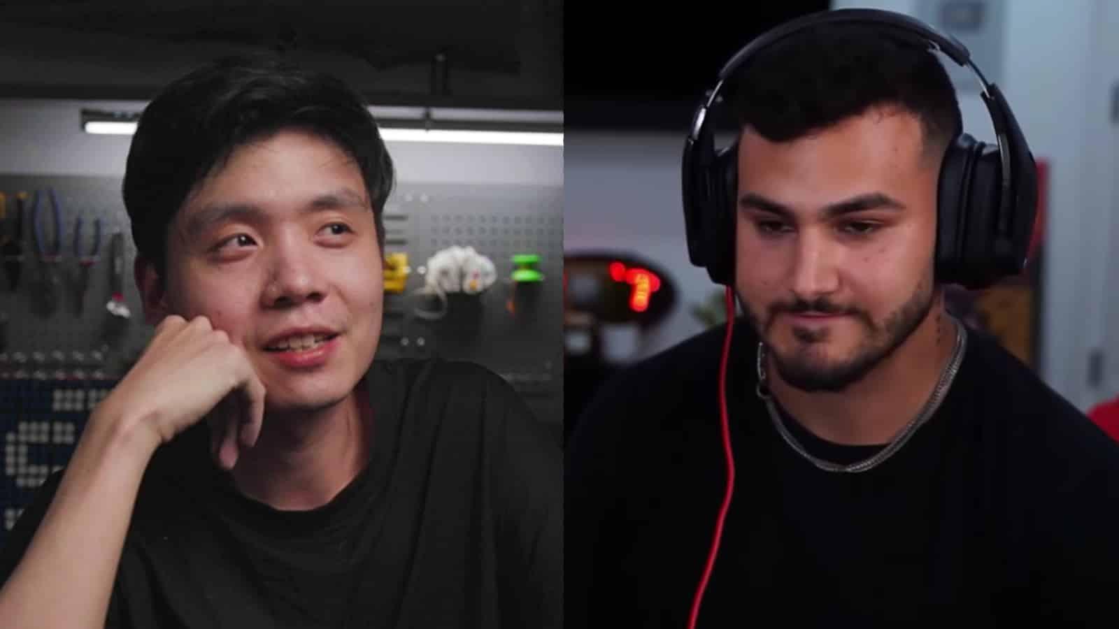 Former OTV streamers Sleightlymusical and Fedmyster streaming.