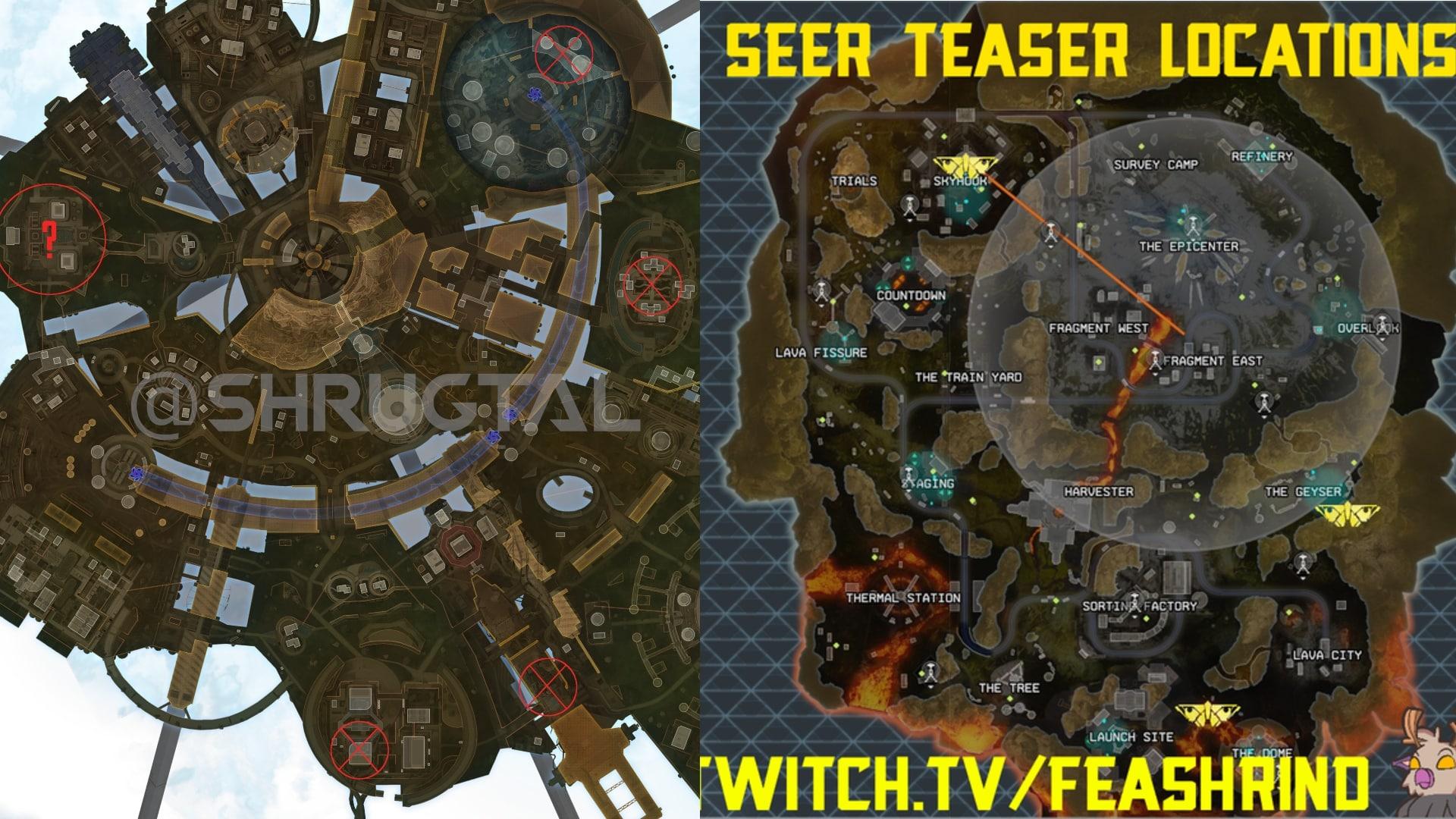 Seer teaser locations apex legens