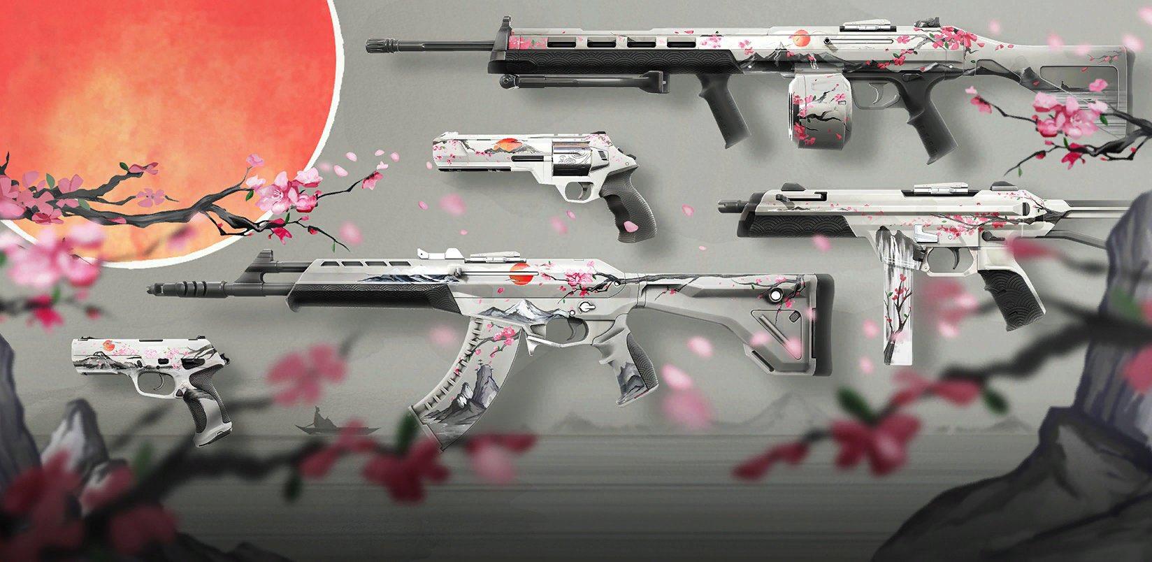 Valorant Sakura skins