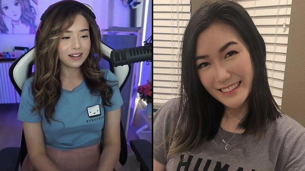 Pokimane talking on Twitch and Hafu