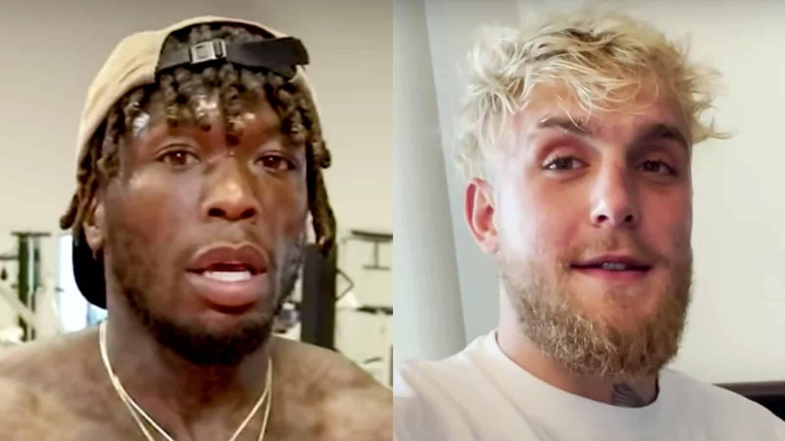 Jake Paul next to Nate Robinson