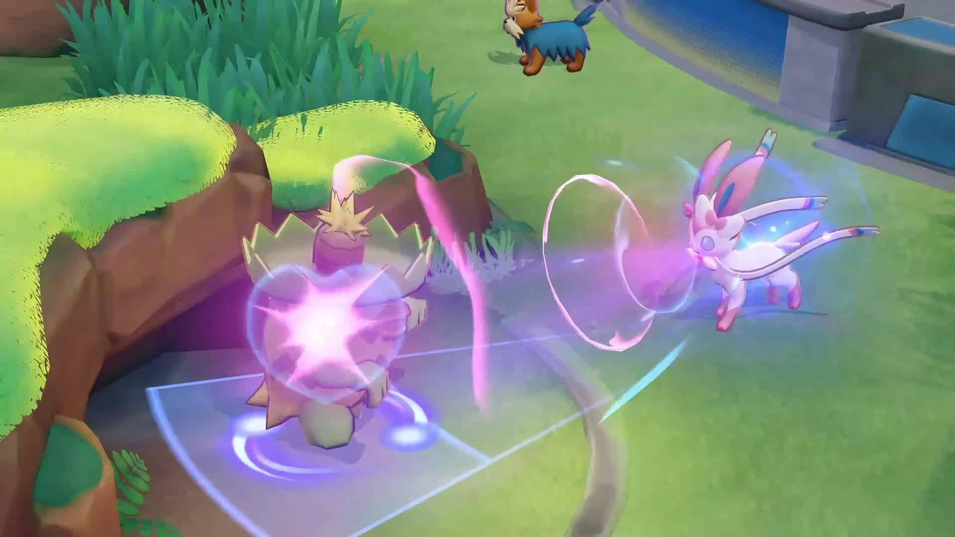 Pokemon Unite Sylveon gameplay