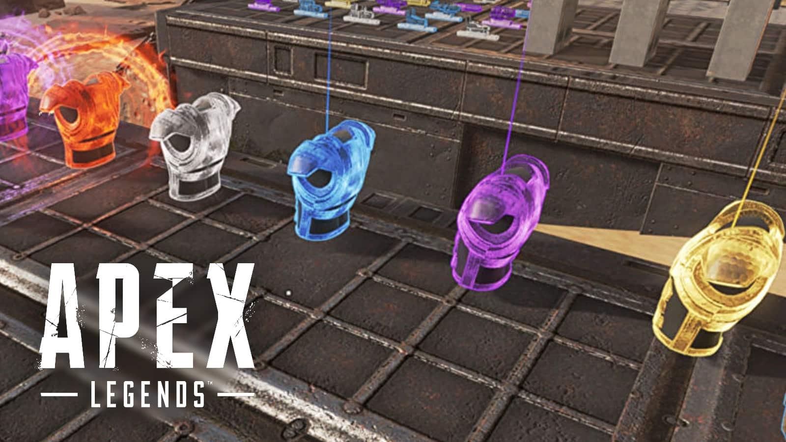 apex legends shield armors