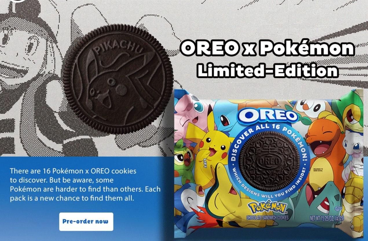 pokemon oreo collaboration