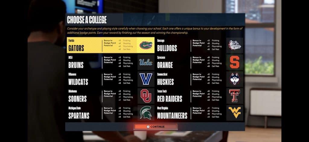 College choices 2K 