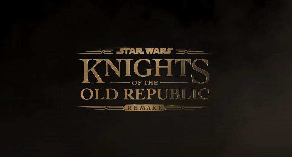 An image of the Star Wars Knights of the Old Republic remake logo