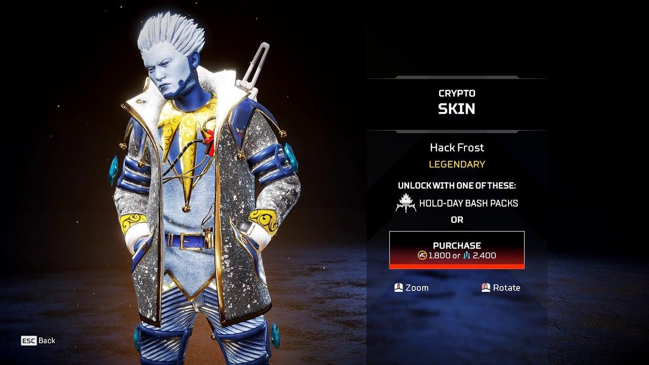 Hack frost crypto skin rarest