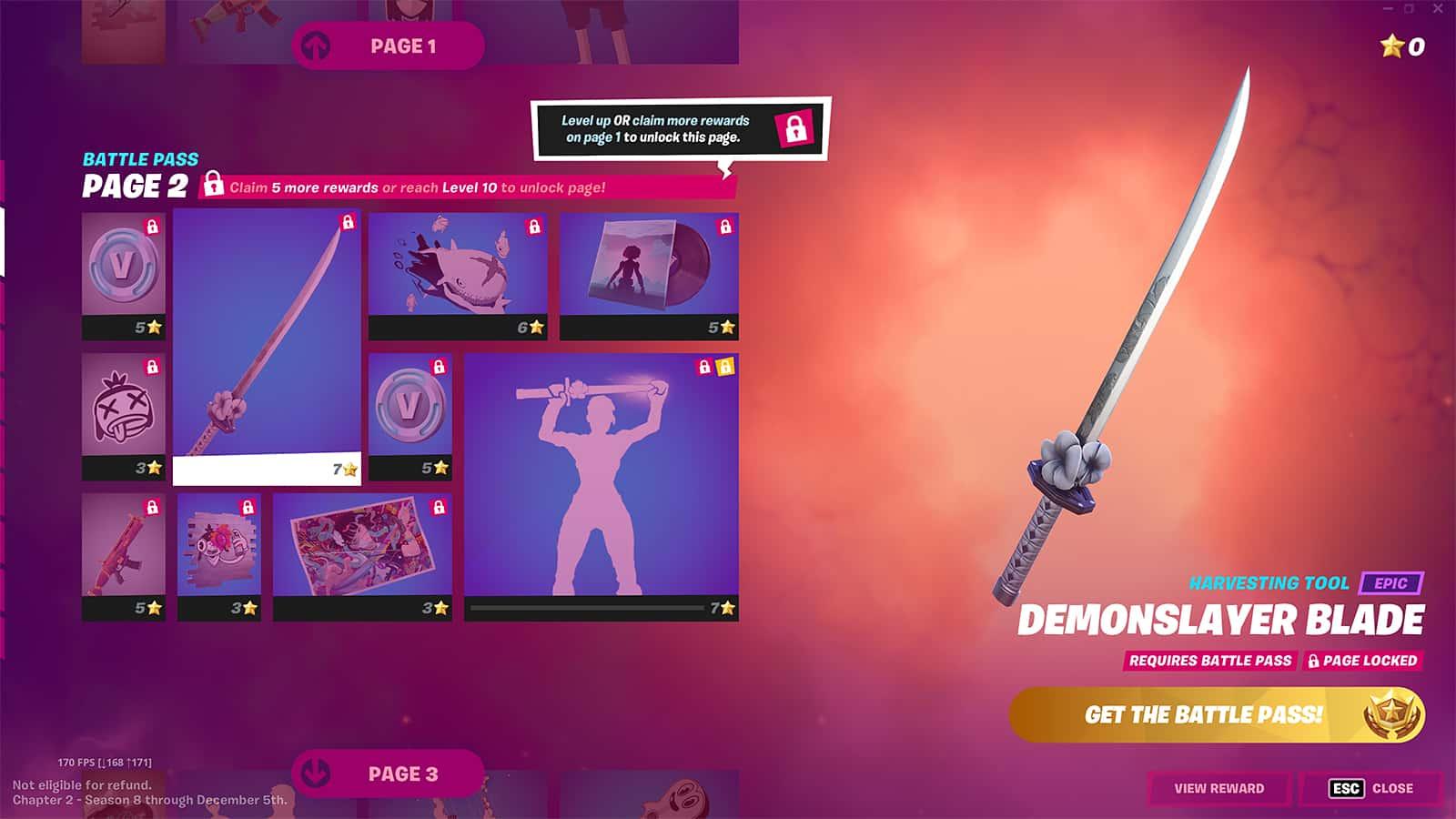 Fortnite Season 8 Battle pass Page 2