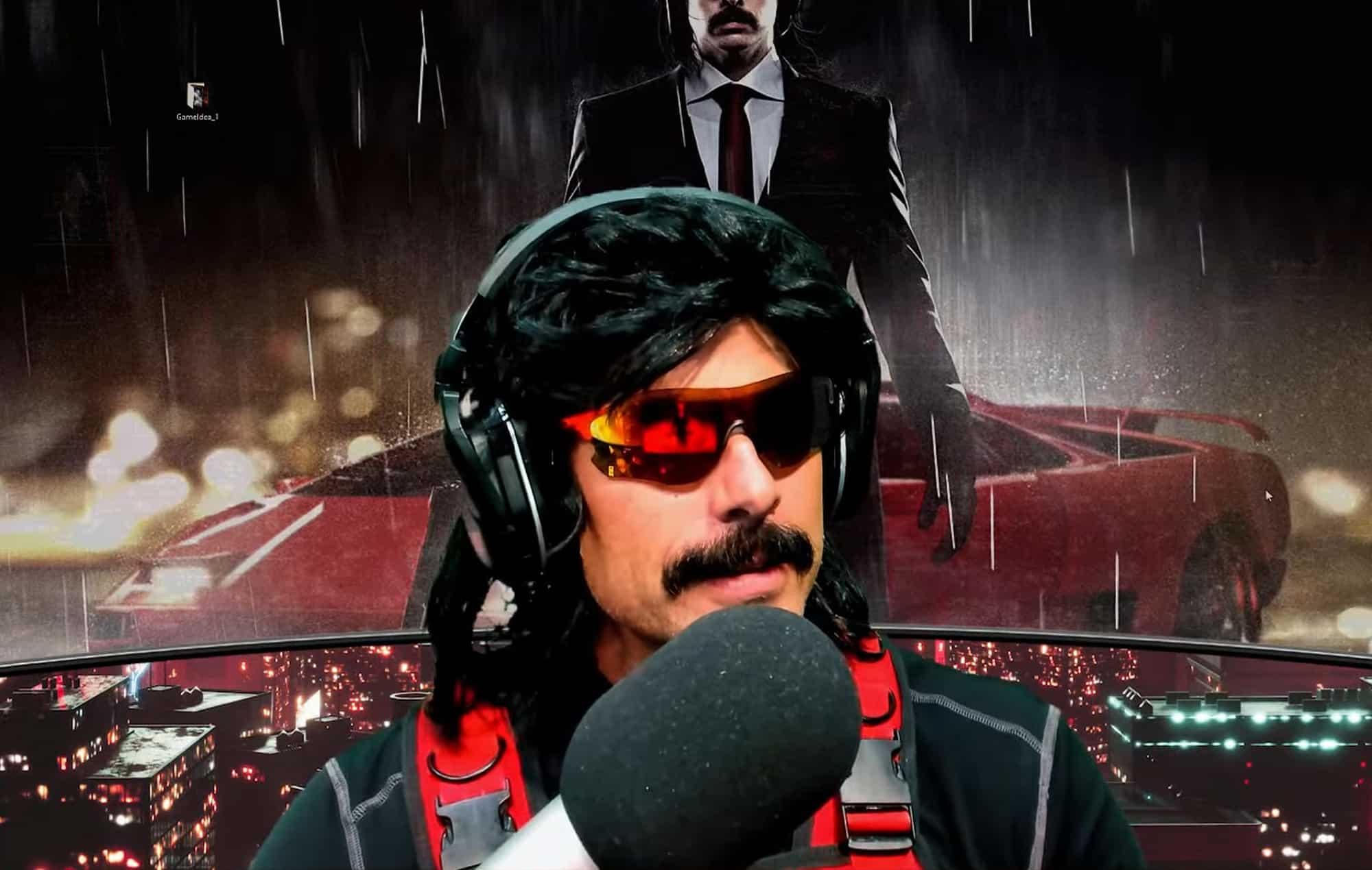 Dr Disrespect on YouTube stream