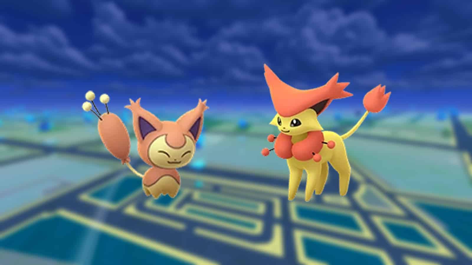 Pokemon Go Shiny Skitty and Delcatty