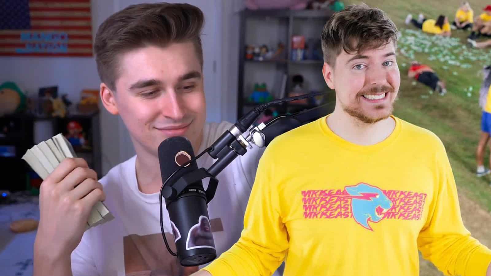 Ludwig 25k devious lick MrBeast tiktok trend