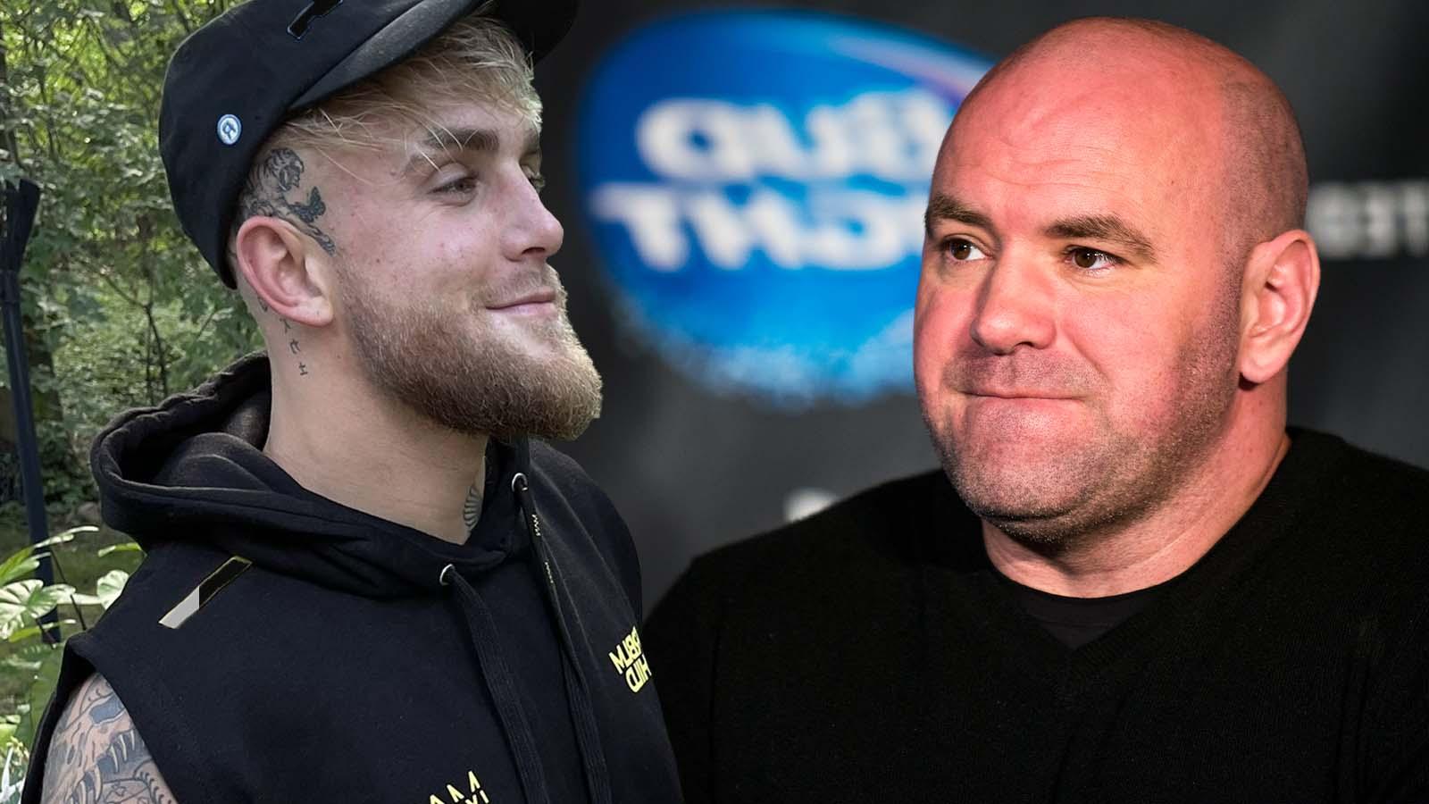 Jake Paul throws jab at Dana White as UFC fighter Derek Brunson issues challenge