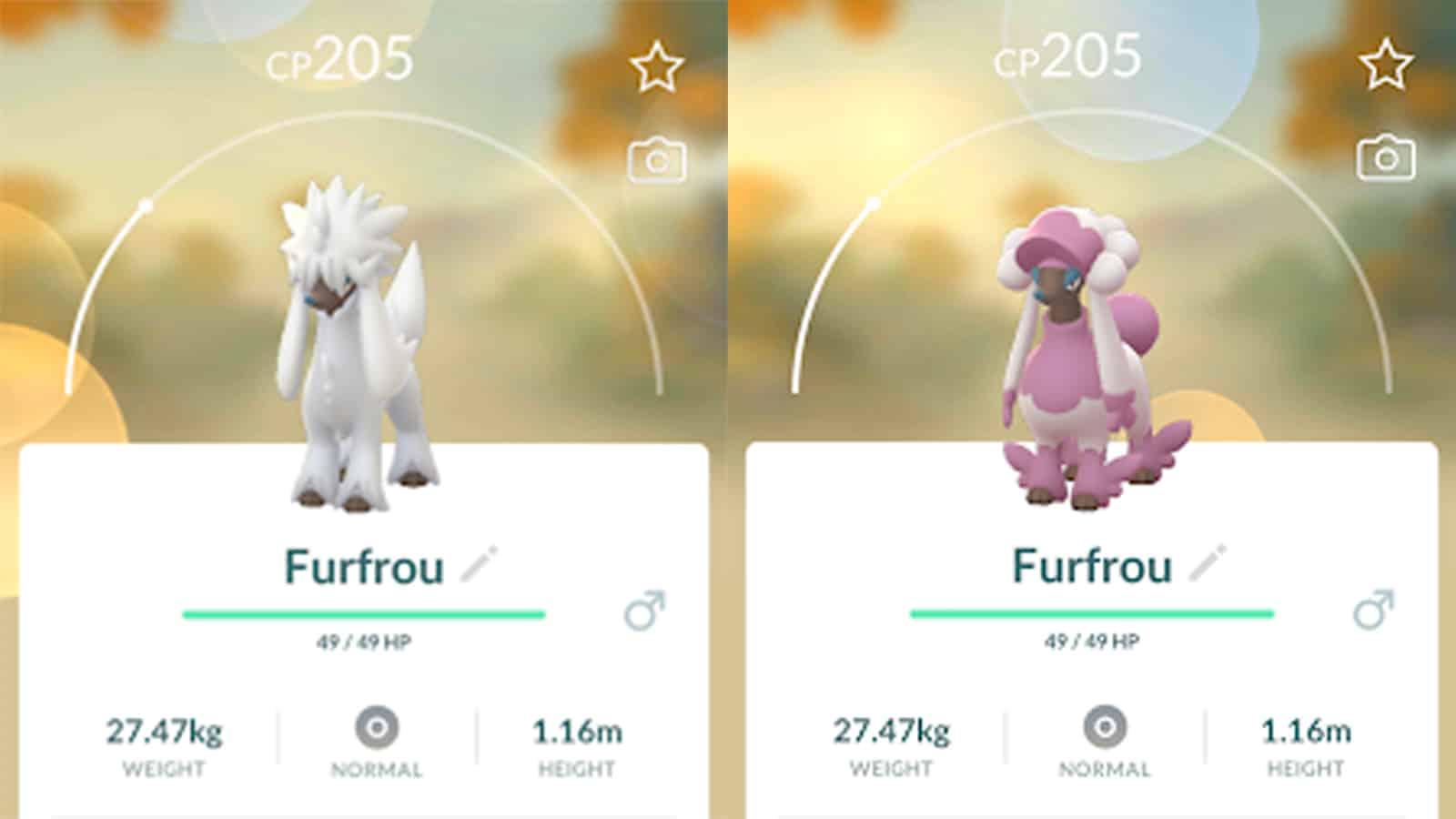 Pokemon Go Furfrou form changes