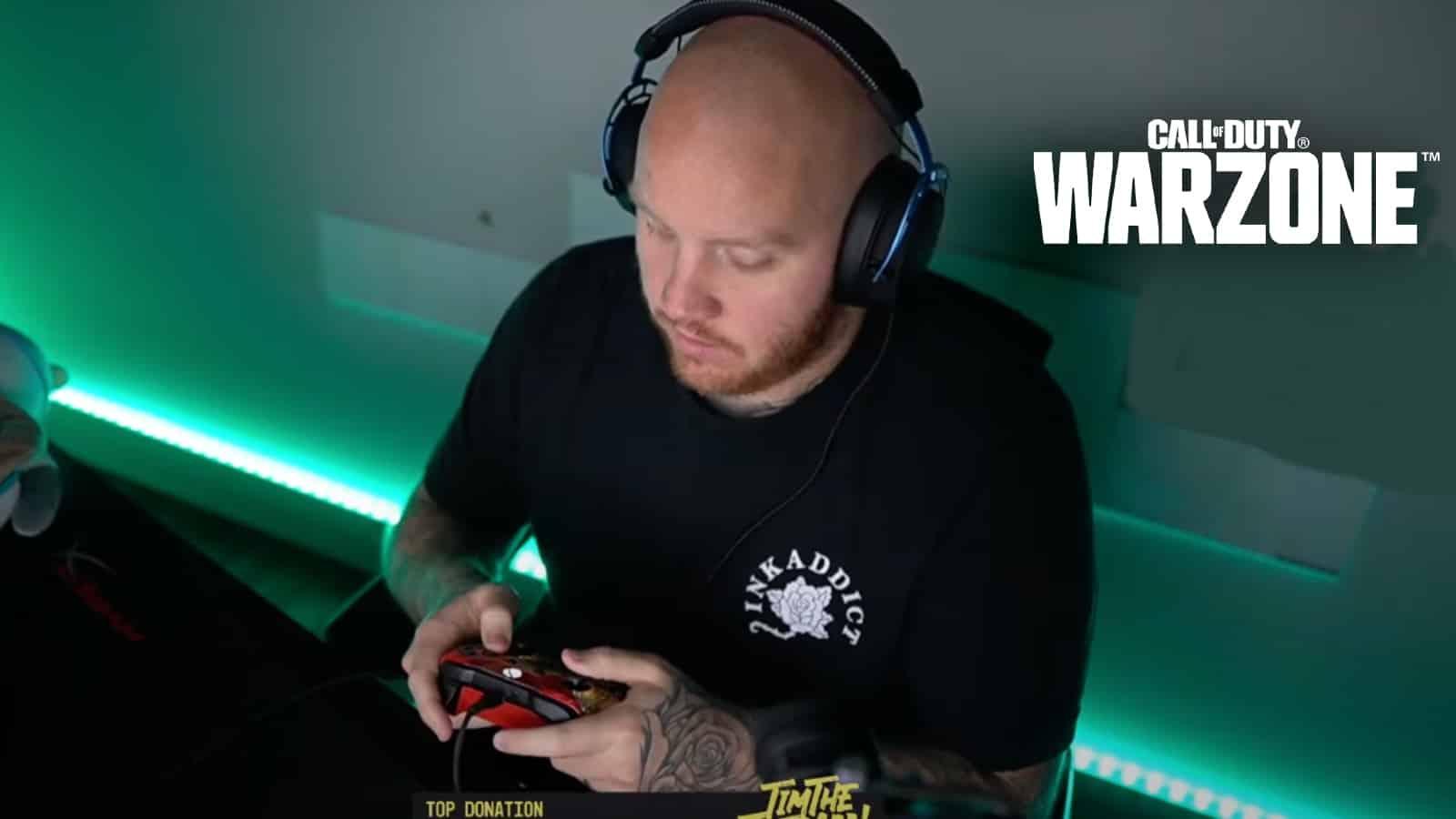 timthetatman on warzone controller