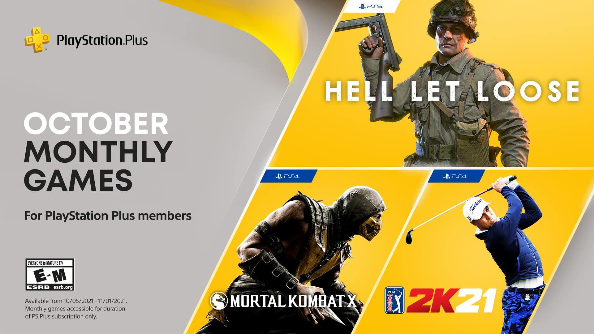 PlayStation plus october 2021