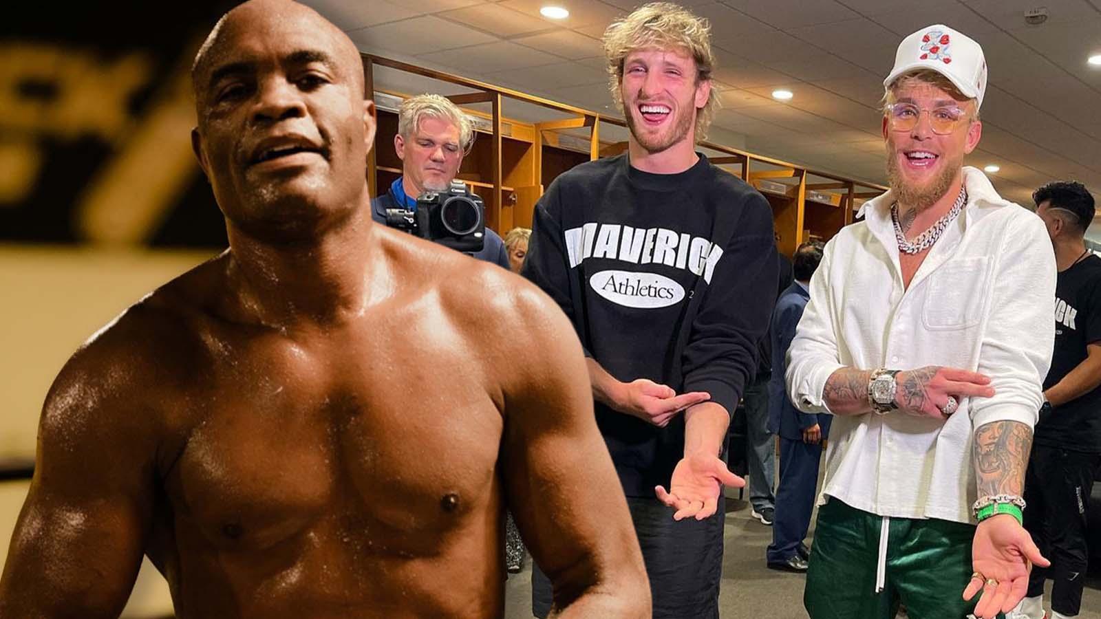 Anderson Silva praises Jake & Logan Paul for "changing" combat sports