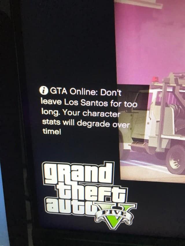 GTA Online Stat degrade tip