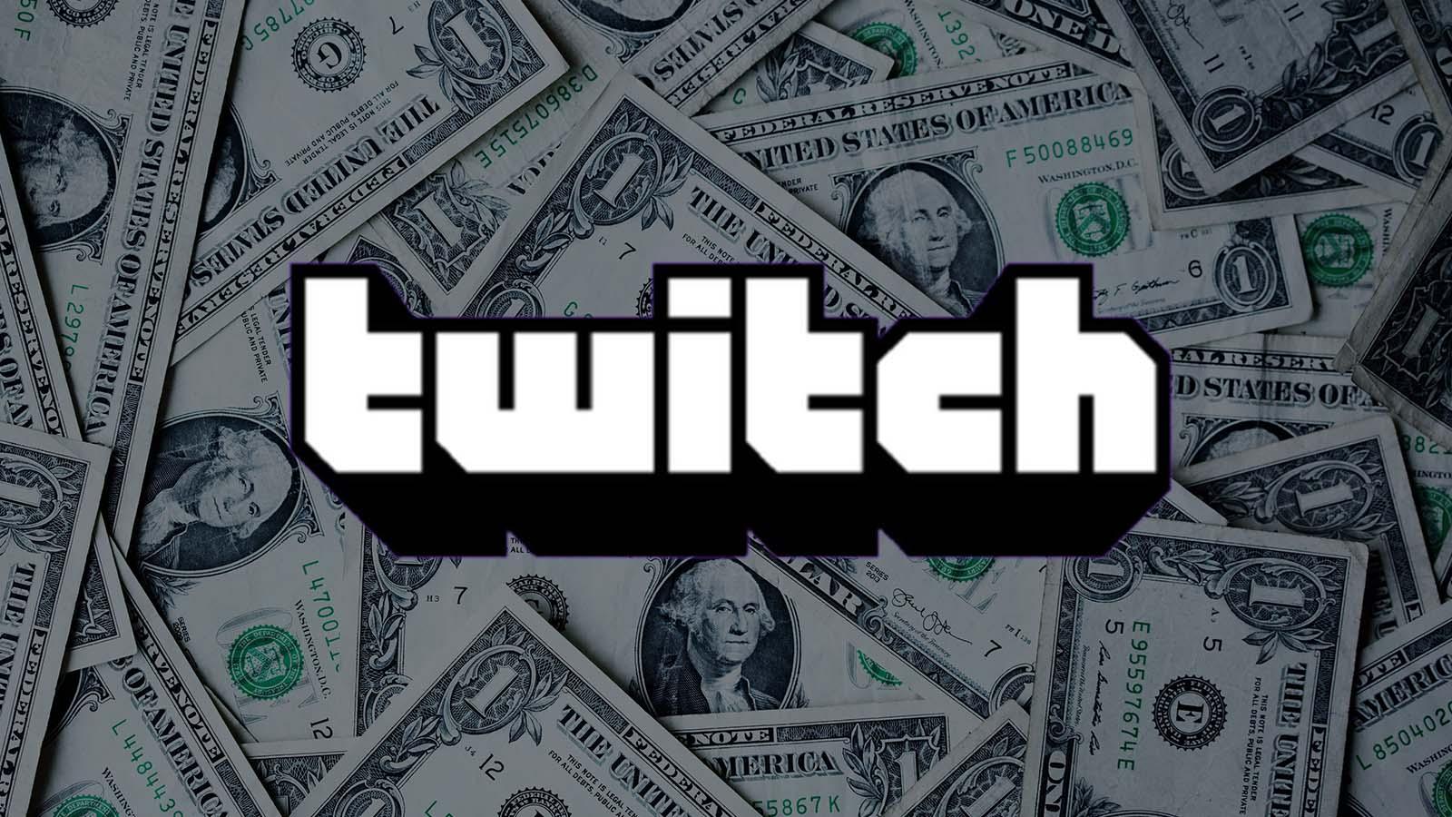 twitch with money