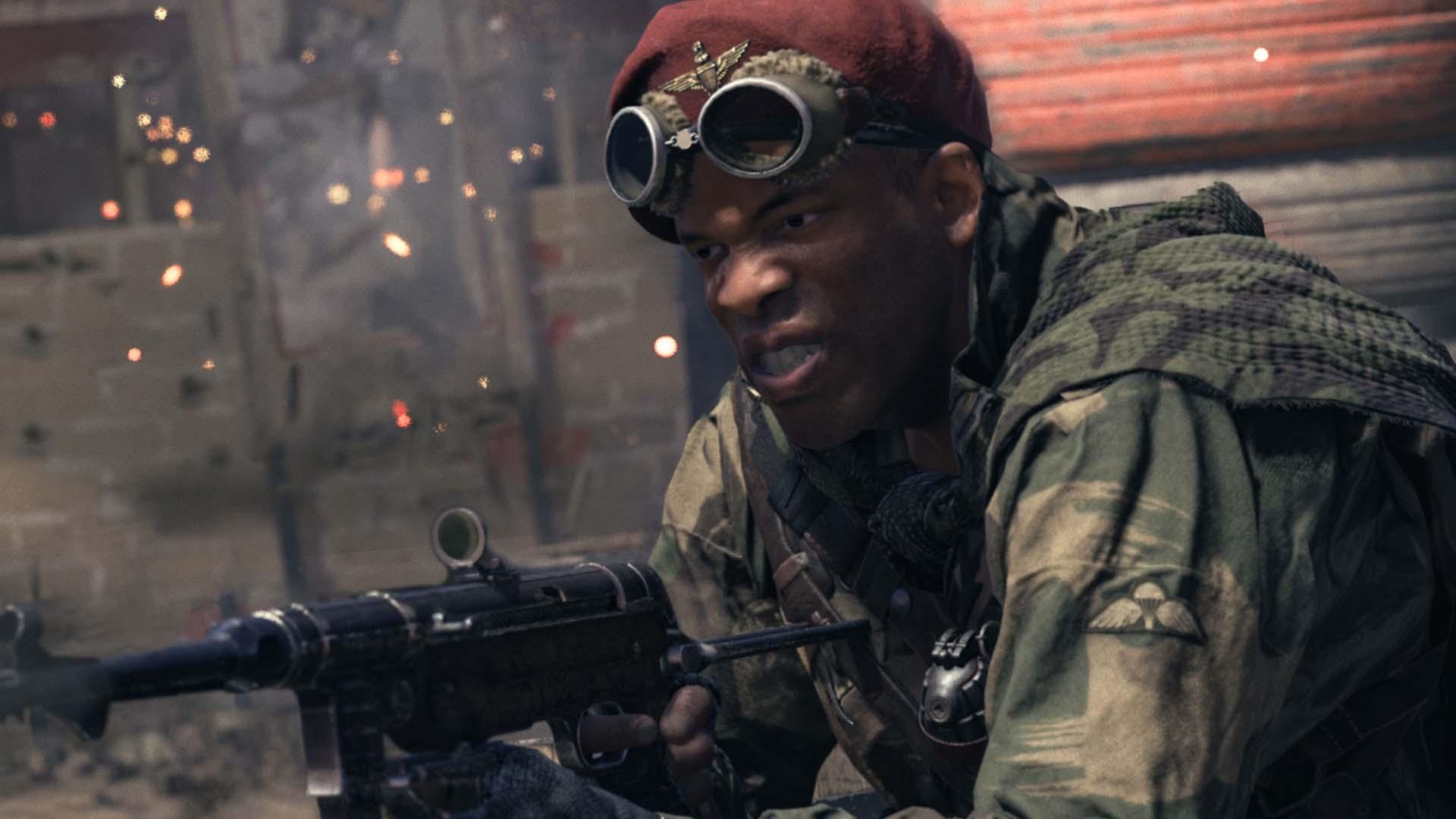 Call of Duty Vanguard solider in battle