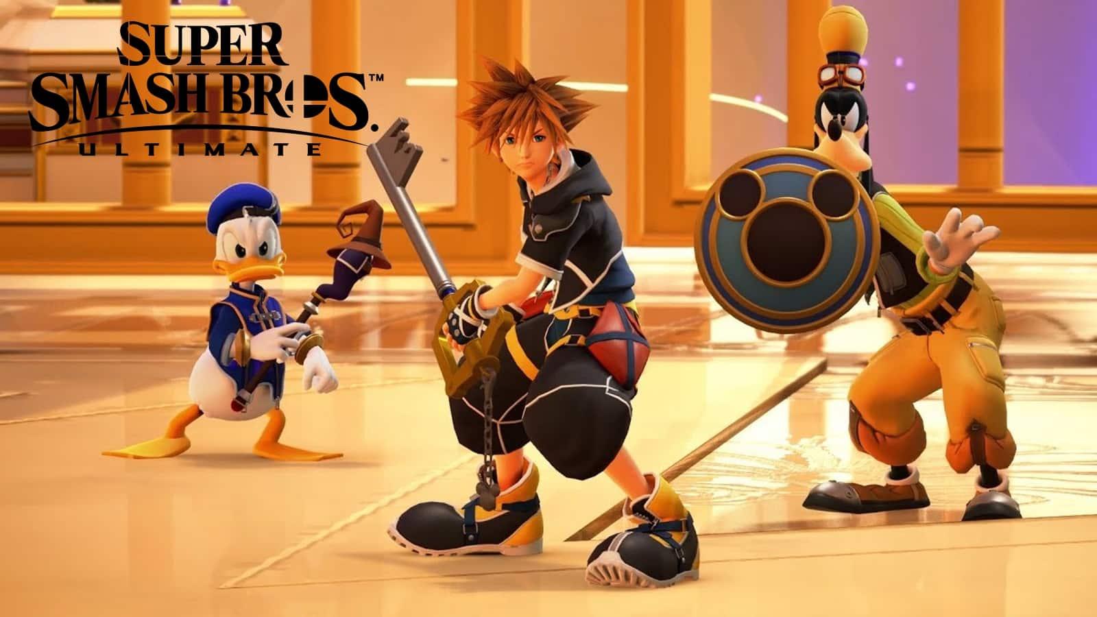 donald sora goofy smash