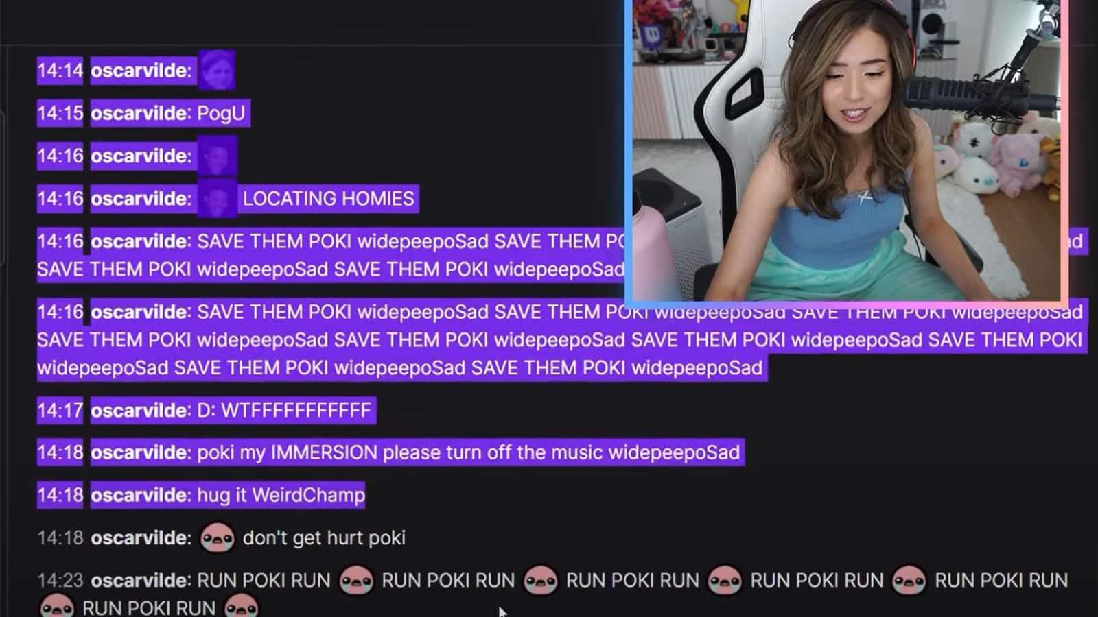 Pokimane shares unban requests