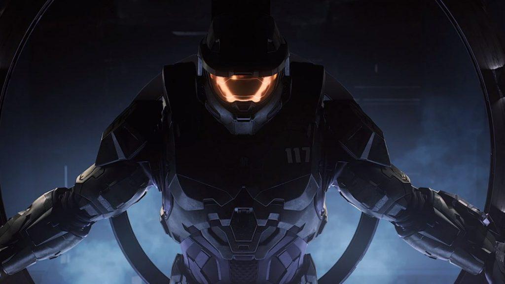 Artwork of Master Chief in Halo