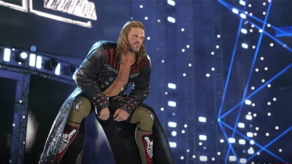 Edge makes his entrance