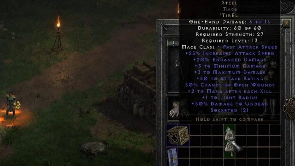 Diablo 2 Runewords Steel in practice