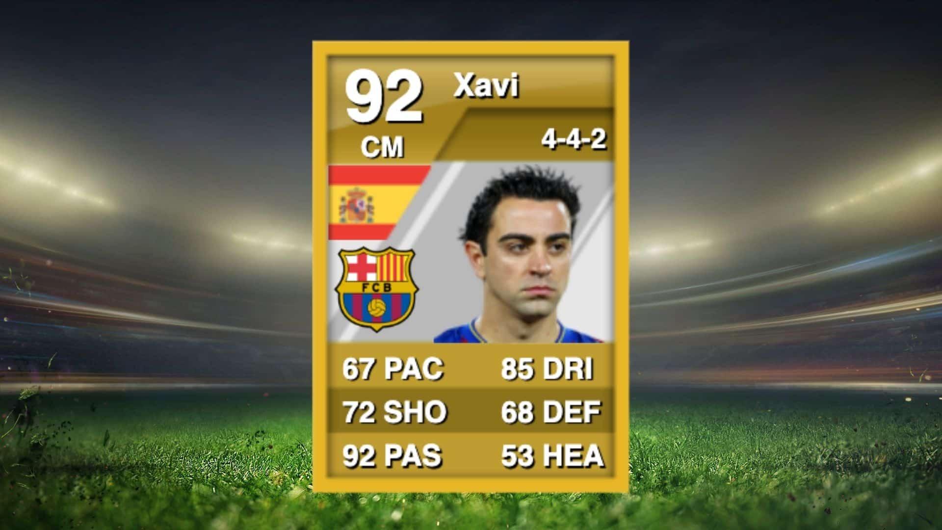 fifa card xavi