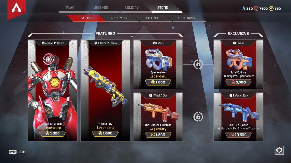 Apex Legends Store