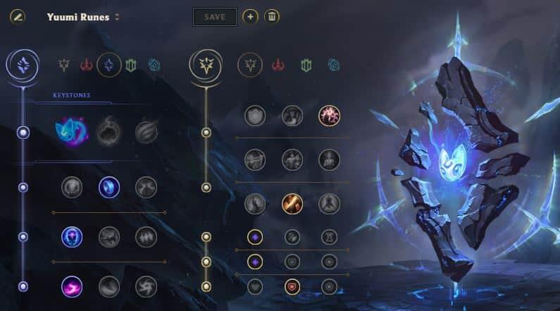 Yuumi runes League of Legends Season 11