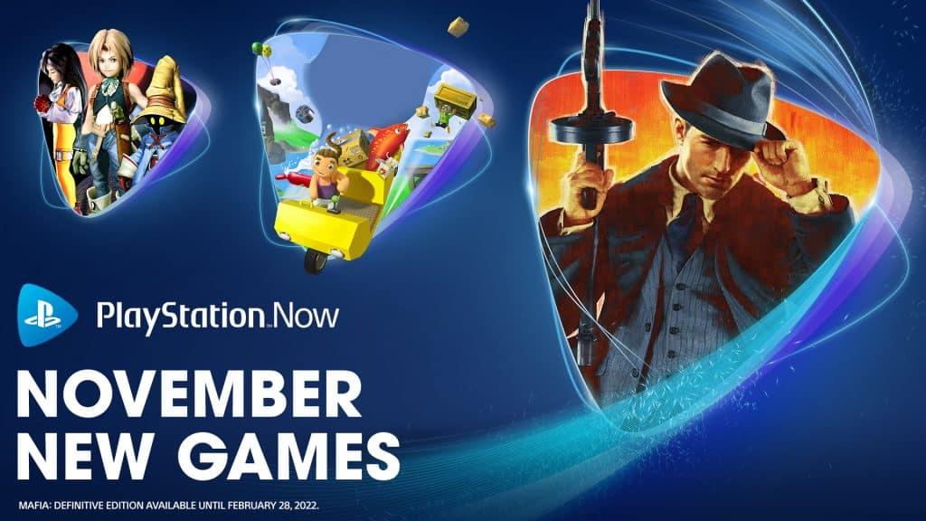 PlayStation Now November 2021 lineup