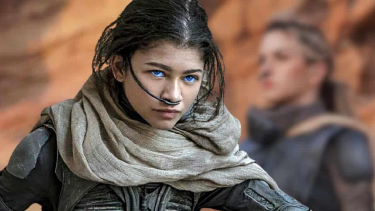 zendaya with a dune cosplay