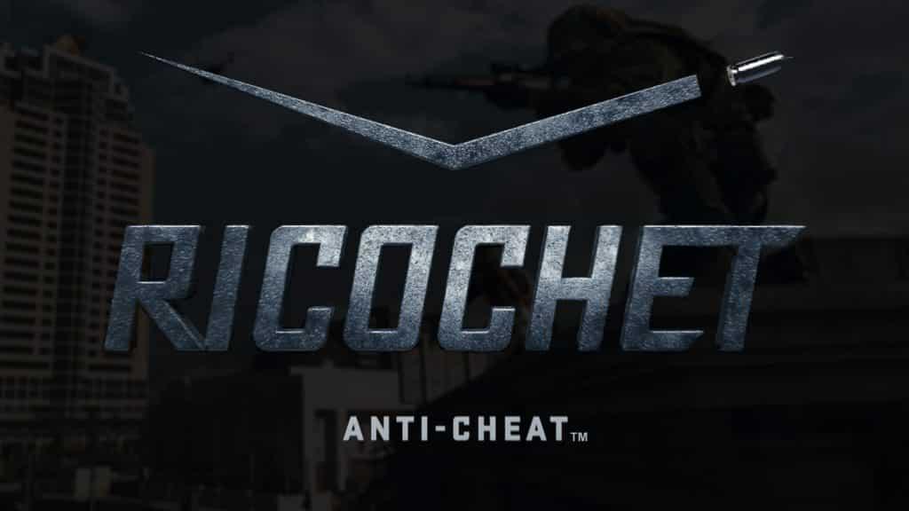 Call of Duty's Ricochet anti-cheat system logo for Warzone and CoD.